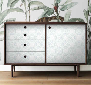 Vinilo para mueble mandala blanco - TenVinilo