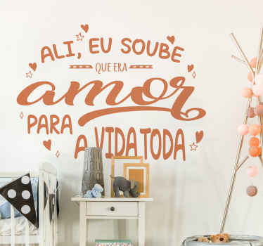 Autocolante animal amor por todos ao vivo - TenStickers