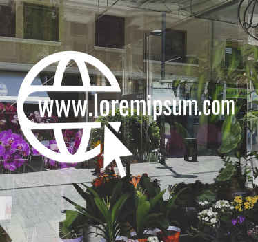 网站互联网乙烯基贴纸 - TenStickers