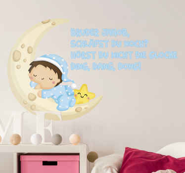 Kinderzimmer Wandtattoo Bruder Jakob - TenStickers