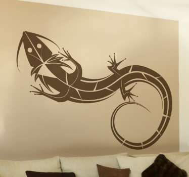 Decorative Gecko Wall Art Sticker - TenStickers