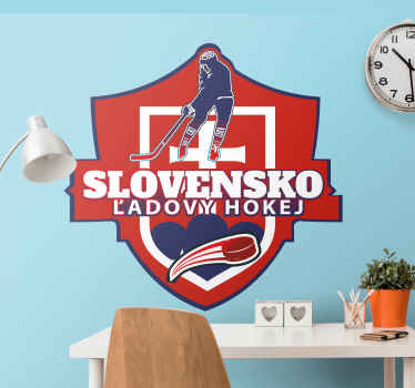 Nálepka štít so Slovenským erbom - Tenstickers