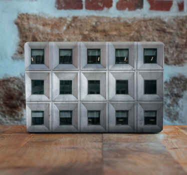 Laptop Aufkleber Brutale Architektur - TenStickers