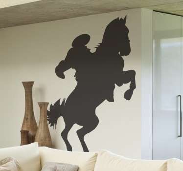 Pferd und Reiter Aufkleber - TenStickers