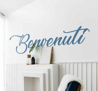 Adesivo benvenuti per parete - TenStickers