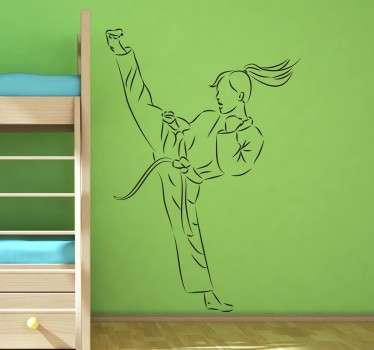 Karate Kampfsport Aufkleber - TenStickers