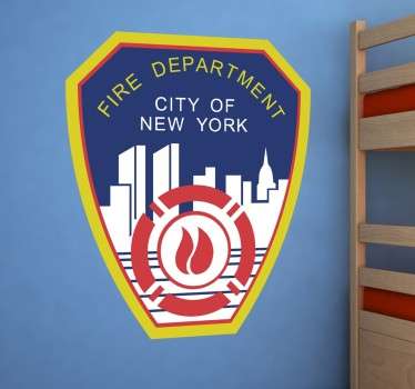Adhesivo logotipo FDNY - TenVinilo