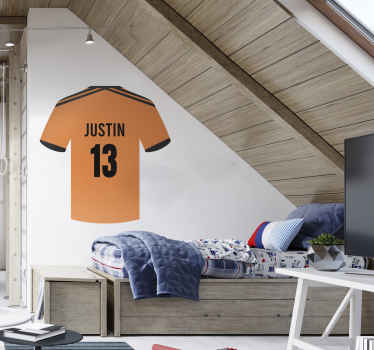 Muursticker Nederlands voetbalshirt - TenStickers