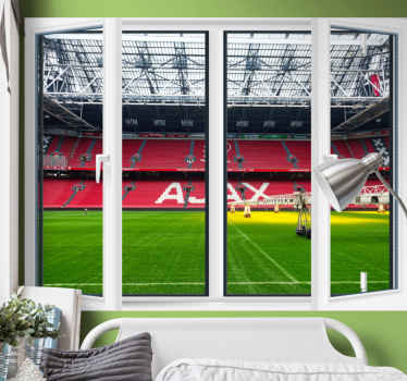 Muursticker 3D Voetbal visuele effecten - TenStickers