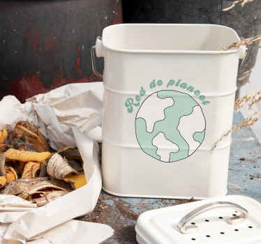 Kliko sticker red de planeet - TenStickers