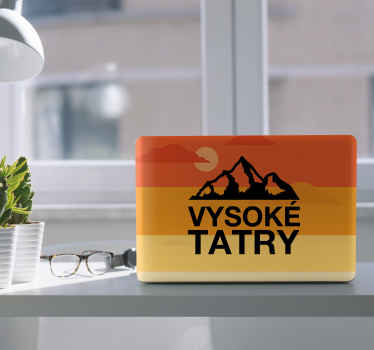 Nálepka na notebook Vysoké tatry - Tenstickers