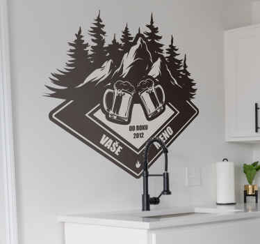 Nálepka na stenu Terchová - Tenstickers