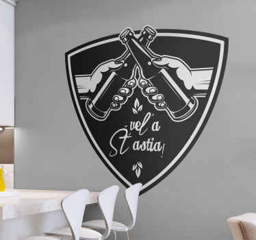 Nálepka na stenu Veľa Šťastia! - Tenstickers