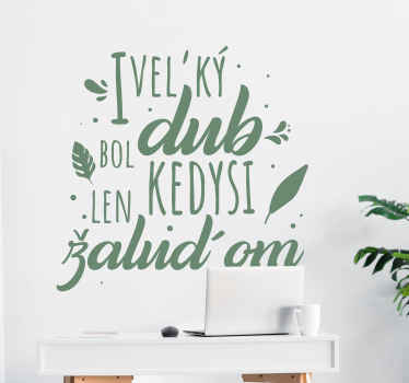 Nálepka na stenu Veľký dub - Tenstickers