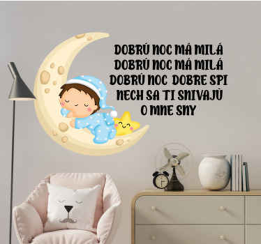 Nálepka na stenu Dobrú noc - Tenstickers