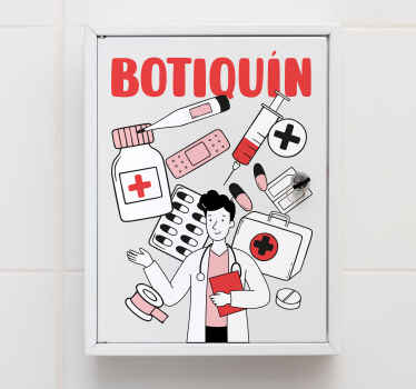 Vinilo para mueble botiquín infantil - TenVinilo