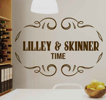 Cockney Food popular saying wall sticker - TenStickers