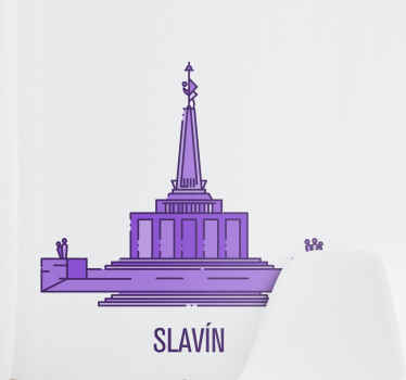 Nálepka na stenu pamätník Slavín - Tenstickers