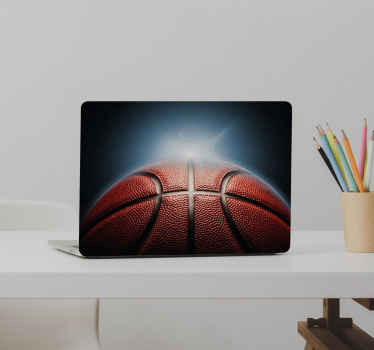 Vinilo baloncesto para portátiles planeta baloncesto - TenVinilo
