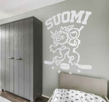 Suomalainen jääkiekko muut urheiluaiheiset tarrat - Tenstickers