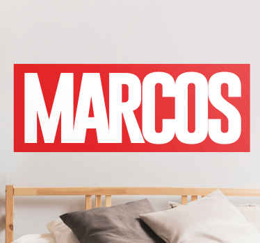 Vinilo personalizable Nombre personalizado cómico - TenVinilo