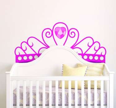 Princess Crown Sticker - TenStickers