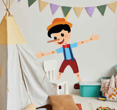 Adesivo murale favole Pinocchio - TenStickers
