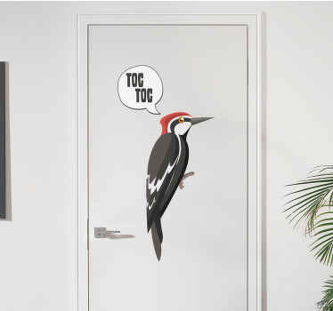 Vinilo para puerta picatroncos para puerta - TenVinilo