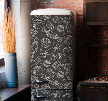 Vinilo para frigorífico Patron Caramelos - TenVinilo