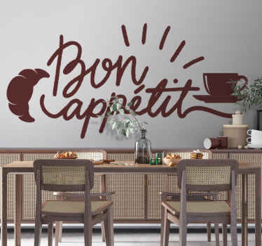 Vinilo para cocina "Bon Appetit" - TenVinilo