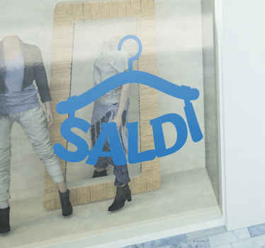 Vetrofanie saldi appendiabiti - TenStickers