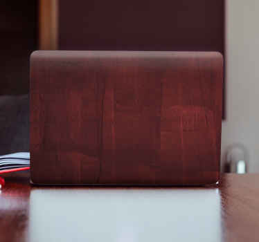 Vinilo para portátiles hormigón granate - TenVinilo