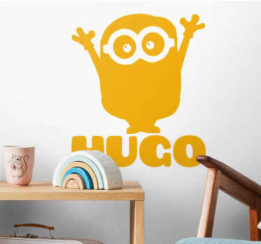 Vinilo cartoon minion personalizado - TenVinilo