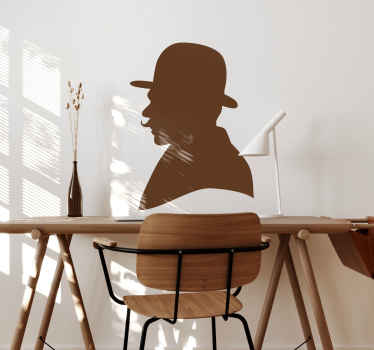 Sticker Personnage Hercule Poirot - TenStickers