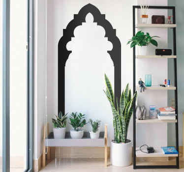 Marco vinilo arco puerta Aljafería - TenVinilo