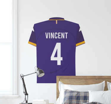 Sticker Foot Anderlecht personnalisable - TenStickers