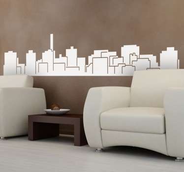 Birmingham Skyline Wandtattoo - TenStickers