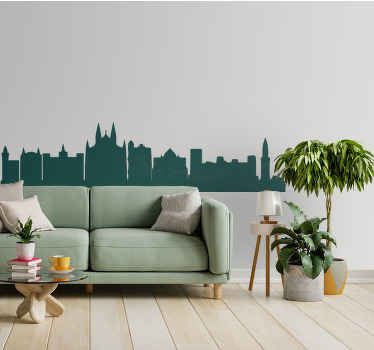 Vinilo skyline Horizonte Mallorca - TenVinilo