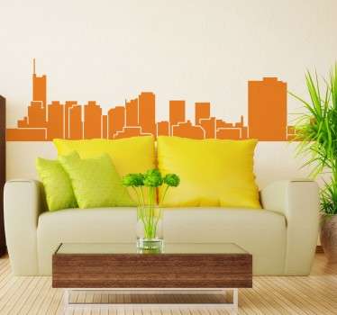 Skyline Essen Wandtattoo - TenStickers