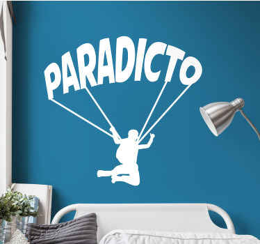 Pegatina extreme paradicto - TenVinilo