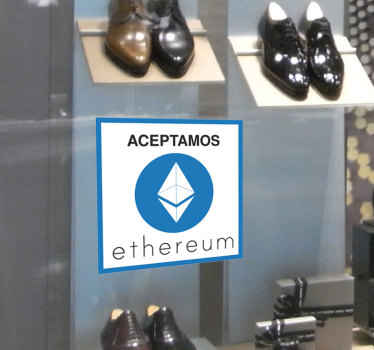 Vinilo tecnología aceptamos Ethereum - TenVinilo