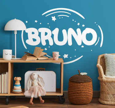 Autocolante personalizável nome Personalizado em NegritoNome Pers - TenStickers