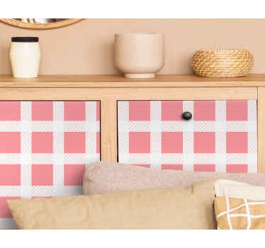 Vinilo para mueble Patrón Vichy - TenVinilo