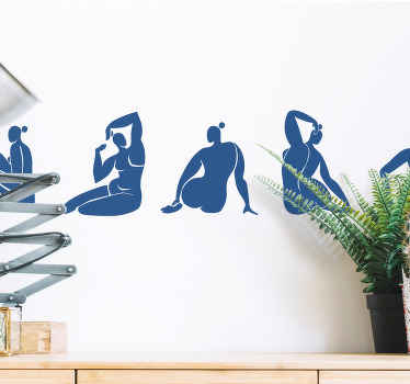 Frise autocollante modèles de femmes - TenStickers