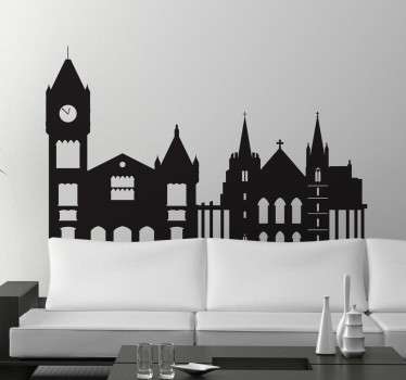 Perth Skyline Wandtattoo - TenStickers