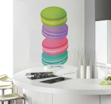 Sticker décoratif macarons - TenStickers