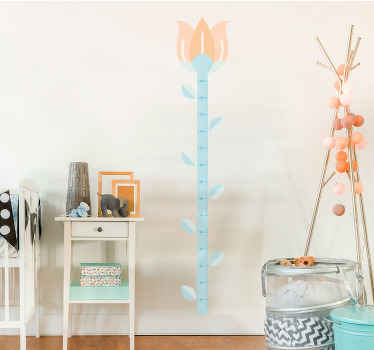 Kinderkamer pastel bloem muursticker - TenStickers