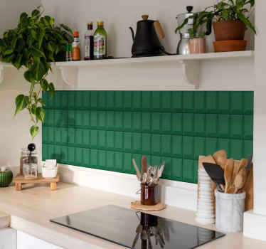 Keuken tegelstickers groene kleur - TenStickers
