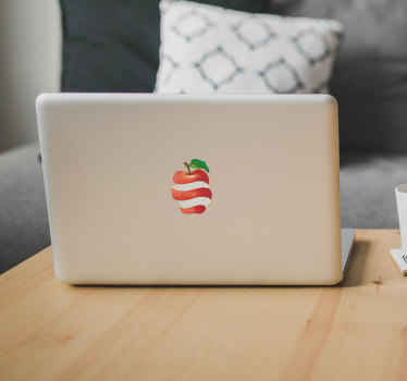 Sticker pelure de pomme macbook - TenStickers