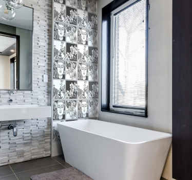 Buddha tile transfer wall sticker - TenStickers